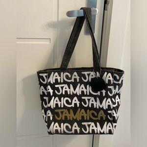 Vacation souvenir bag from my Jamaica trip .